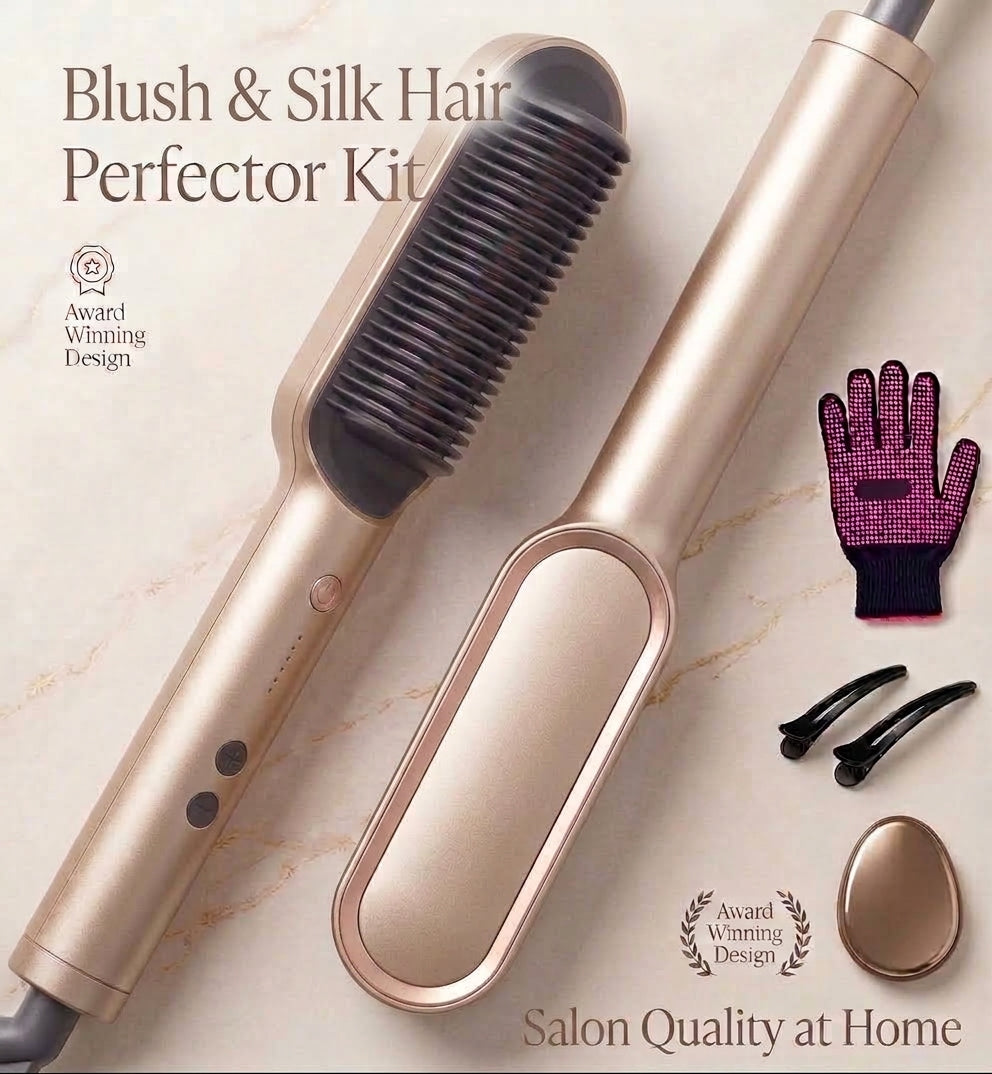 Blush & Silk -Ionic Hot Comb